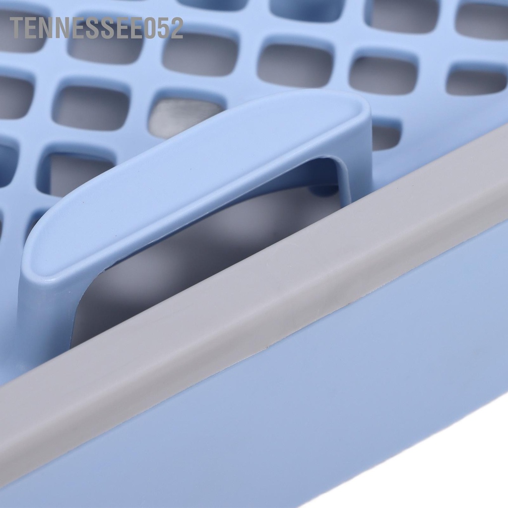 Tennessee052 Nhà Vệ Sinh Cho Thú Cưng Lưới Di Động Khay Bô Chó Có Trụ Thể Tháo Rời Và Tấm Phủ Tường Mèo