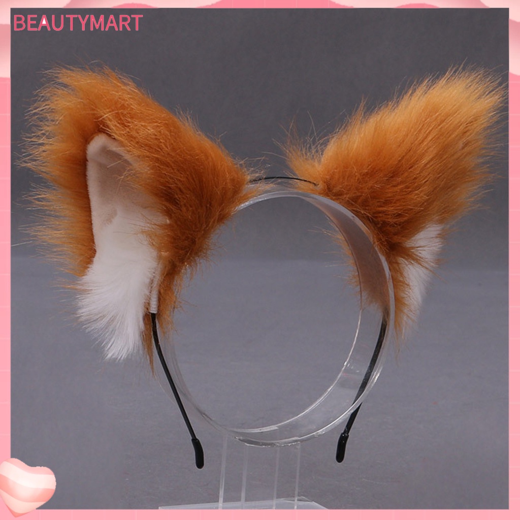 Băng Đô Tai Mèo Lông Xù Tinh Tế Dùng Hóa Trang Tiệc Tùng