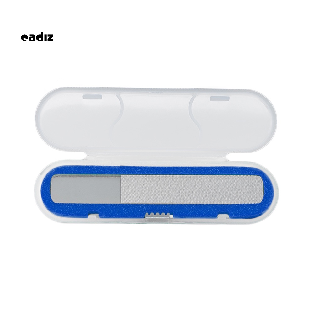Dụng Cụ Dũa Đánh Bóng Móng Tay Bằng Kính CADI Kèm Hộp Đựng