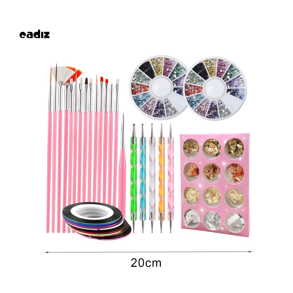 1 Bộ Dụng Cụ Đánh Bóng Móng Tay Bằng Nhựa Tinh Tế