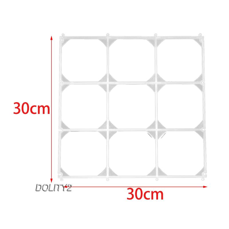 [Dolity2] Khung Bong Bóng Treo Tường Dạng Lưới 4 Ngăn Trang Trí Tiệc Hóa Trang Lễ Hội