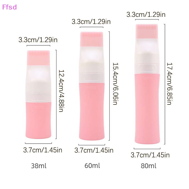 {Ffsd} Bình Gel Silica Có Thể Đổ Đầy Dụng Cụ Trang Điểm * Bán Chạy