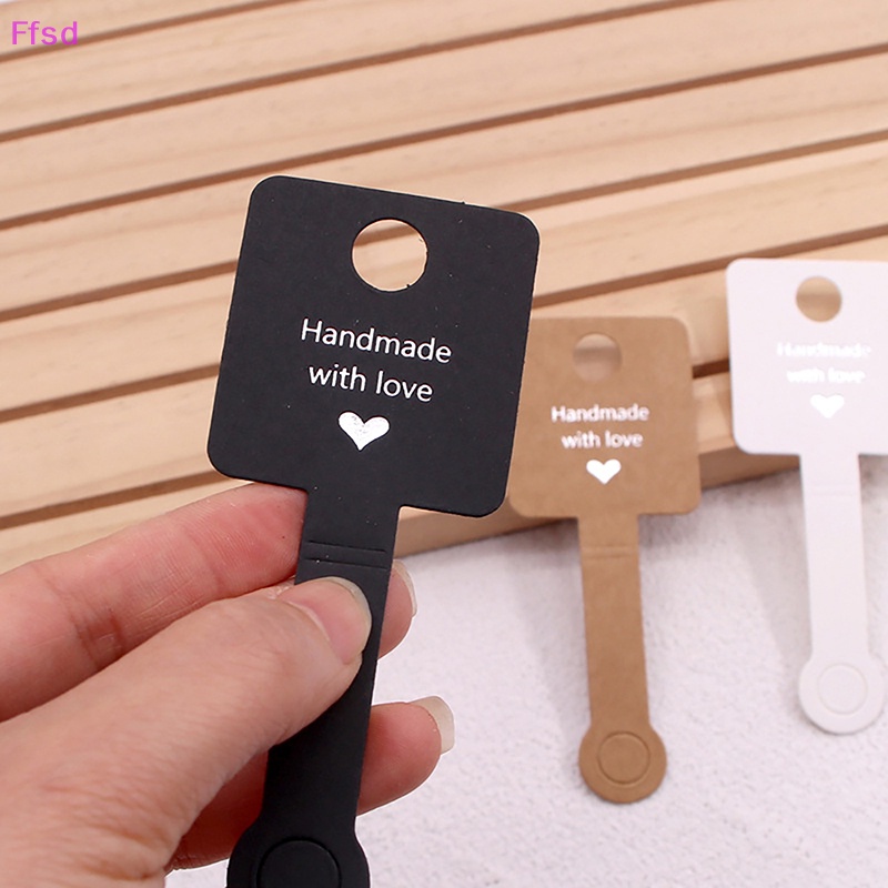 Bộ 10 Tấm Giấy Cứng Tự Dính Kích Thước 4x10cm Dùng Trưng Bày Trang Sức Tiện Dụng