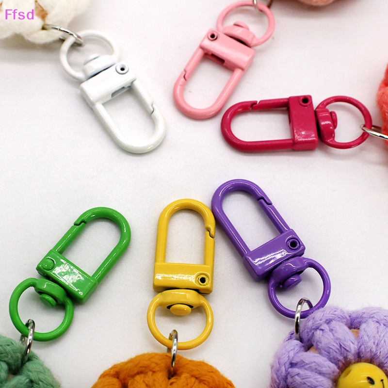 1 Móc Khóa Xe Hơi / Túi Xách Dệt Kim Hình Bông Hoa / Mặt Cười Nhỏ Xinh Trang Trí Cho Bạn Gái