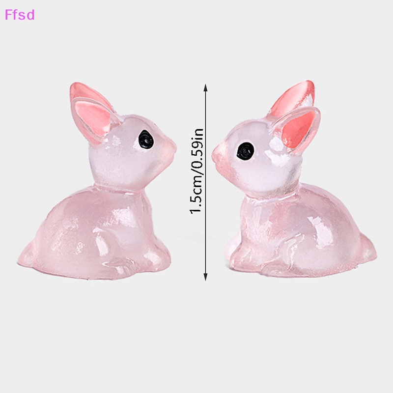 {Ffsd} Set 5 Mô Hình Thỏ Dạ Quang Mini Trang Trí Chậu Cây Trong Nhà Trang Trí Nội Thất Thế Giới Bán Chạy