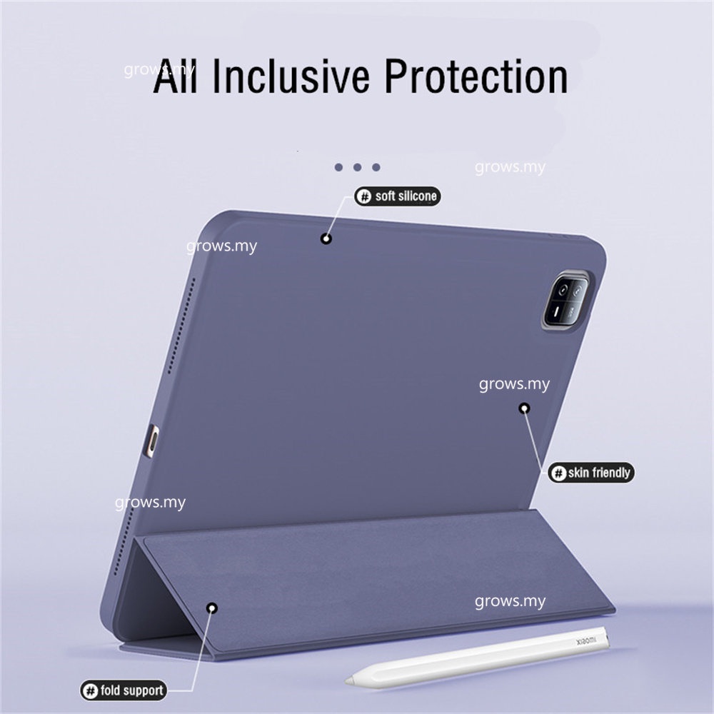 Bao Da Máy Tính Bảng Có Ngăn Đựng Bút Cho xiaomi redmi pad se 2023 mi pad 5 6 5pro 6pro 11 "/ redmi pad 10.61 mipad 6 5 pro