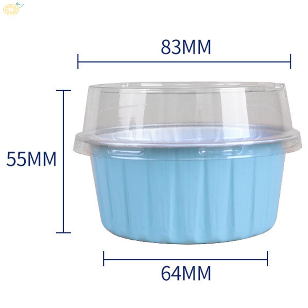 【VARSTR】Baking Paper Bowl Aluminum Foil Kitchen Supplies Tin Foil Bowl With Lid