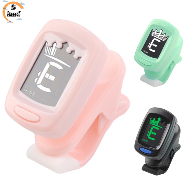 Kẹp Lên Dây Đàn Guitar / Bass / Violin / Ukulele Có Màn Hình LCD Hiển Thị Thông Dụng