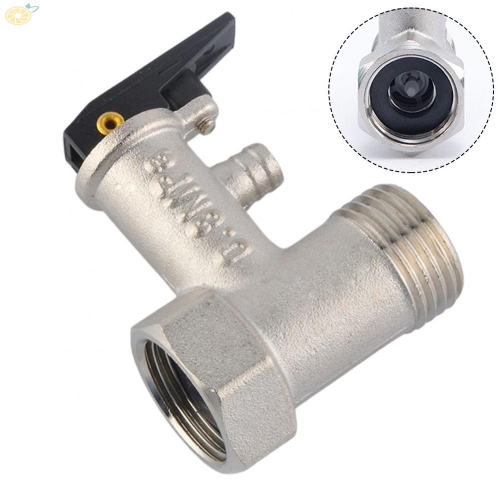 【VARSTR】High Performance Safety Valve for Boiler with Adjustable Pressure Relief Brass Construction 1/2 Inch Threads