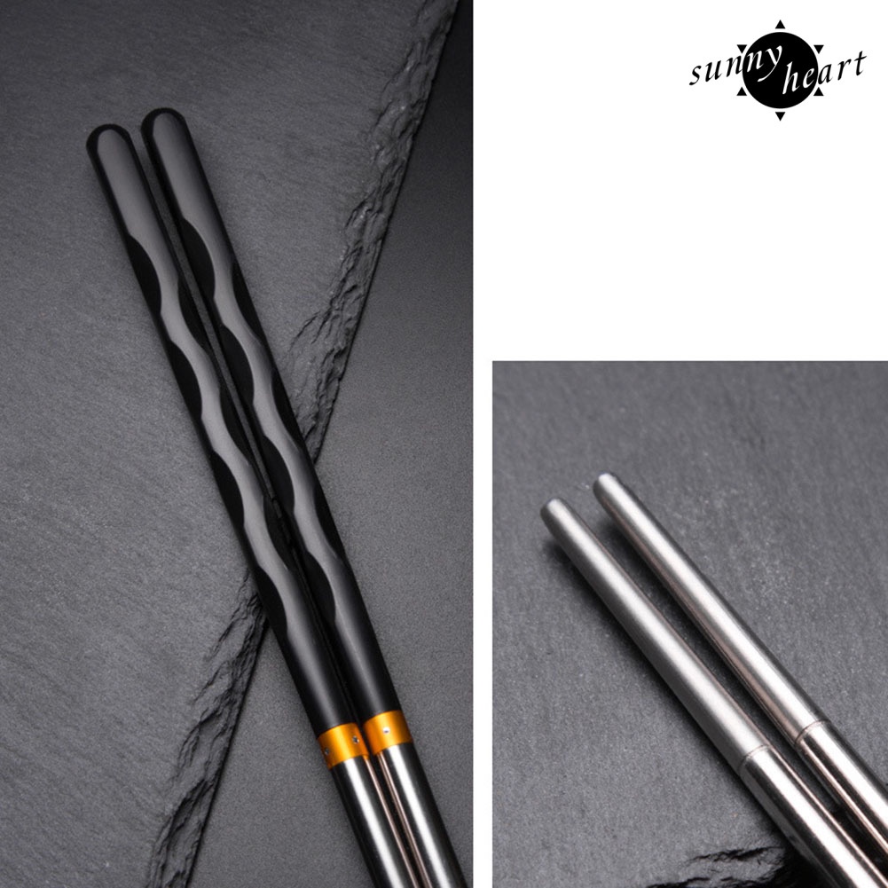 Đũa Chống Trượt Bằng Thép Không Gỉ Phong Cách suno