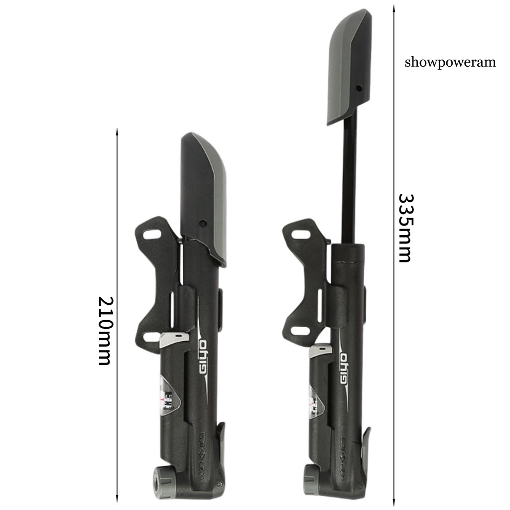 Bộ Bơm Hơi Mini SP-1 Bằng Nhựa Tiết Kiệm Sức Lao Động Cho Xe Đạp