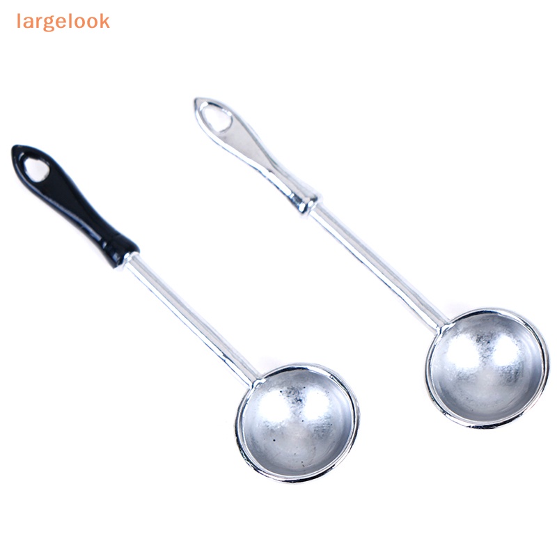 Set 2 Muỗng mini Tỉ Lệ 1: 12 Cho Nhà Búp Bê