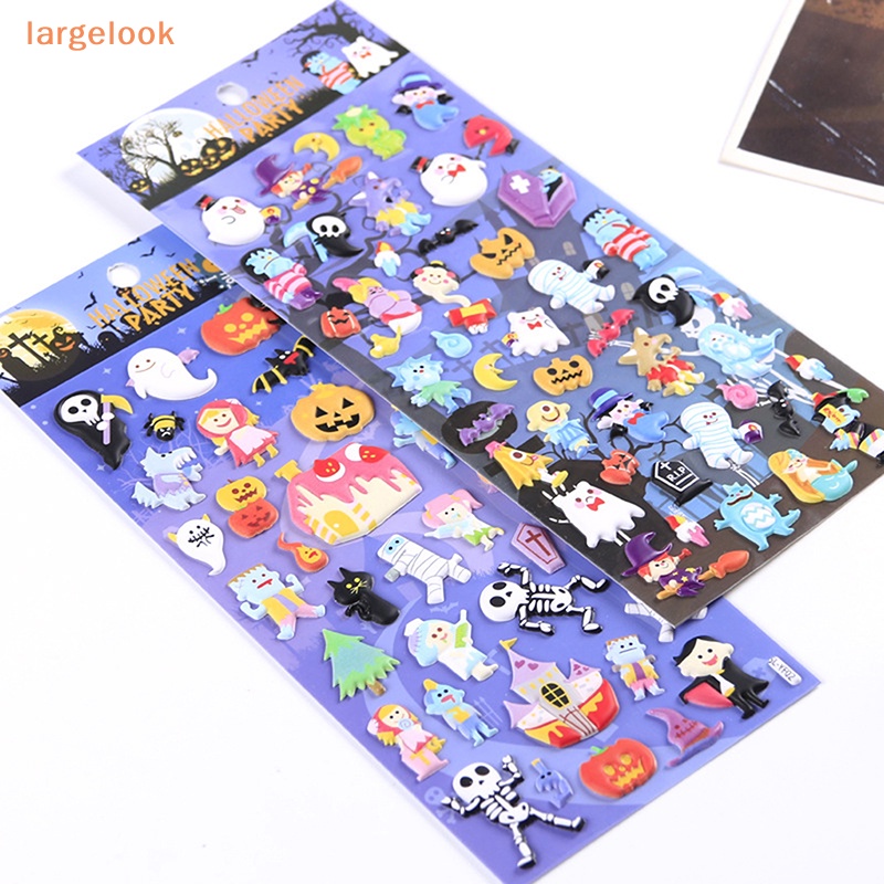 1 Nhãn Dán PVC Hình Bí Ngô Halloween Dễ Thương Trang Trí Sổ Tay / Nhật Ký diy
