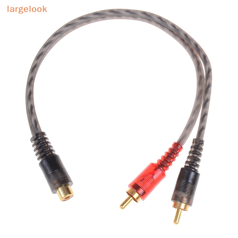 Cáp Chuyển Đổi Âm Thanh Chữ Y Từ 1RCA Cái Sang 2RCA Đực Đầy Tiện Lợi