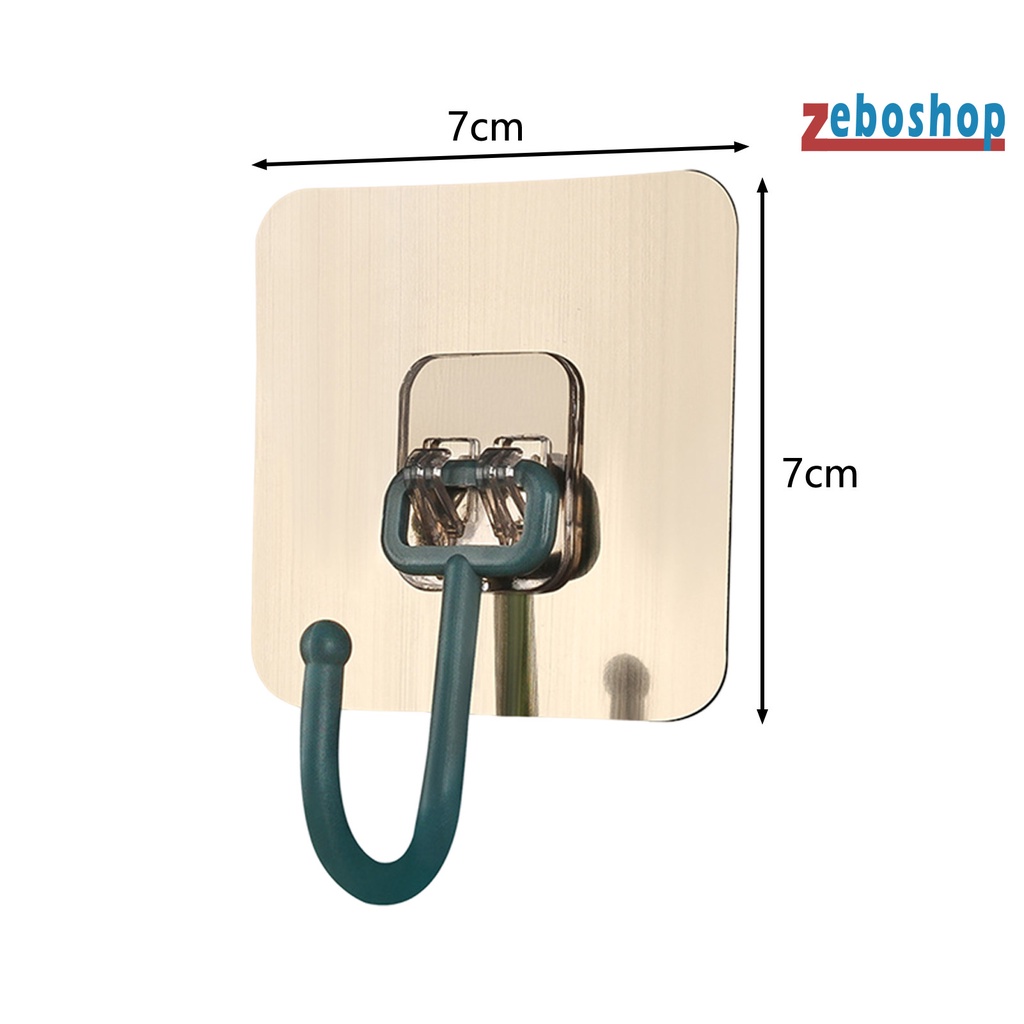 Set 5 Móc Treo Đồ Dán Tường Chịu Lực Tốt Không Để Lại Dấu Vết