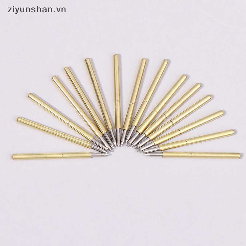 Ziyunshan 100 cái đường kính 1,02mm chiều dài 15,85mm đầu dò kiểm tra lò xo pogo pin tool p75-b1 vn