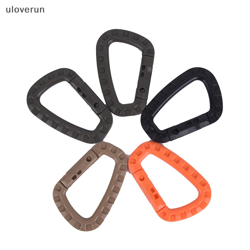 Set 5 Móc Khóa Leo Núi Hình Chữ D Bằng Nhựa Chuyên Dụng