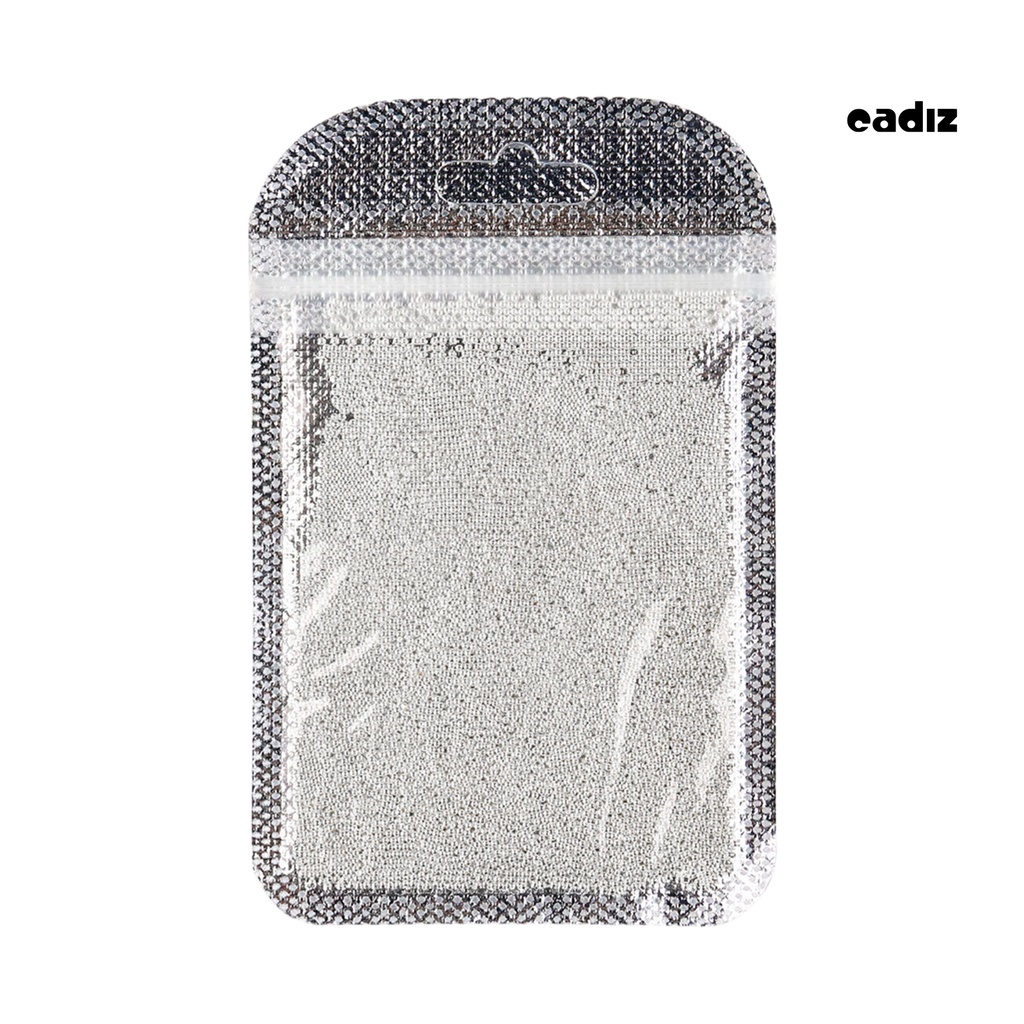 1 Túi Hạt Charm Bằng Hợp Kim Thép Cứng 3D Lấp Lánh Chống Rỉ Sét Kích Thước 0.8 / 1mm Dùng Trang Trí Móng Tay DIY