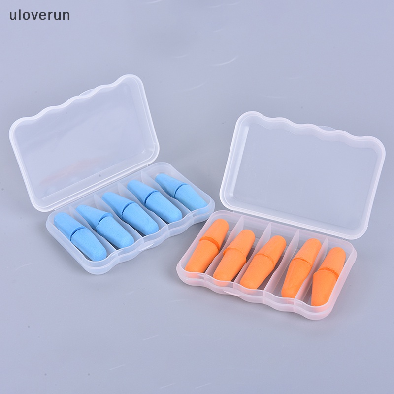 Set 5 Cặp Nút Bịt Tai Chống Ồn Tiện Dụng Khi Đi Bơi