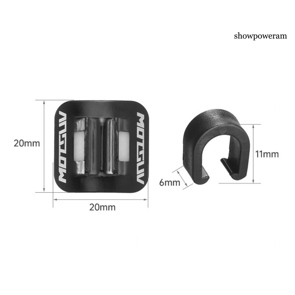 Bộ 6 Kẹp Cố Định Dây Cáp SP-6 Chống Ăn Mòn Tiện Dụng Cho Xe Đạp