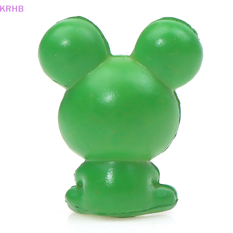 Set 2 Tượng Ếch Hoạt Hình Mini Dễ Thương Dùng Để Trang Trí