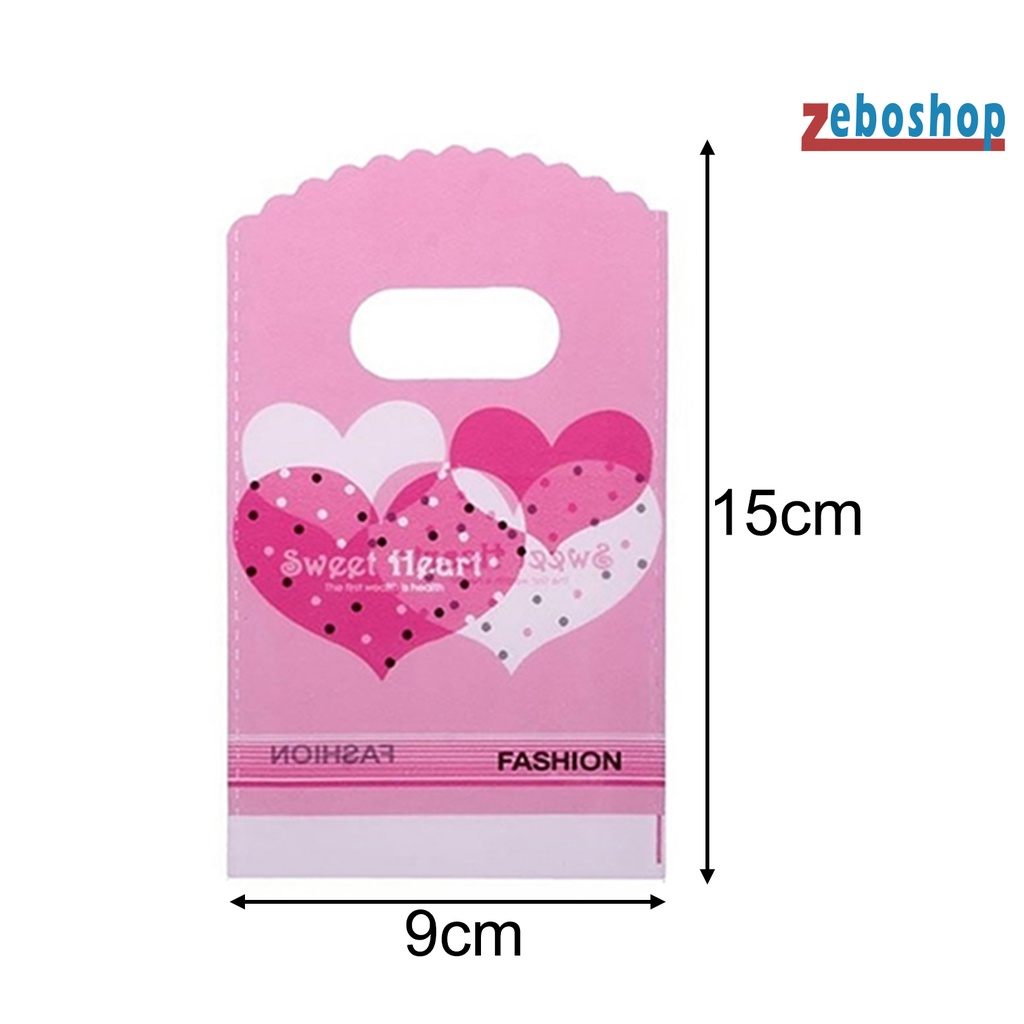 Set 50 Túi Đựng Kẹo Nhỏ Gọn In Họa Tiết Hoạt Hình Nhiều Màu Sắc