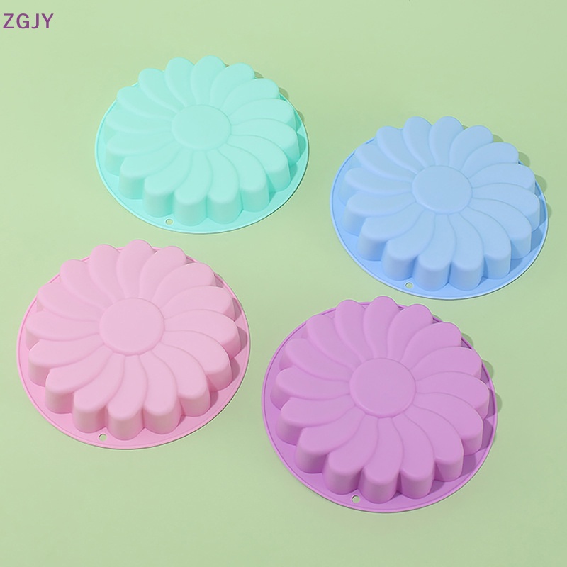 Khuôn Silicon Hình Hoa Hướng Dương Tròn Làm Bánh Mới