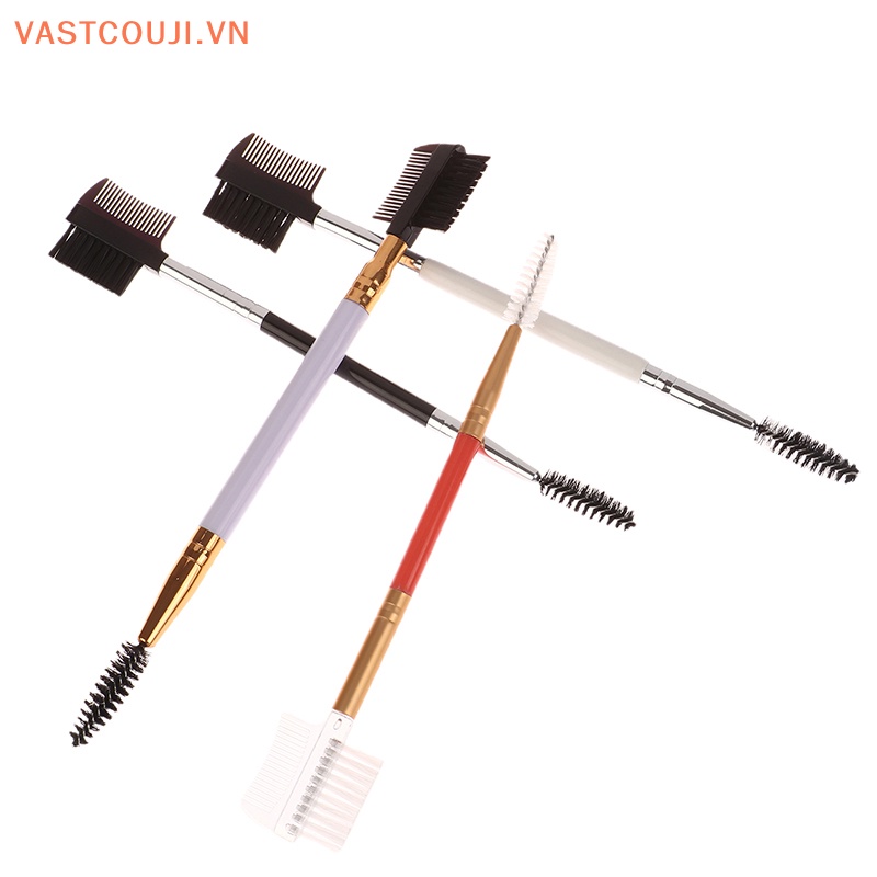 1 Cọ Hai Đầu VASTJI Trang Điểm Lông Mày / Lông Mi Làm Đẹp