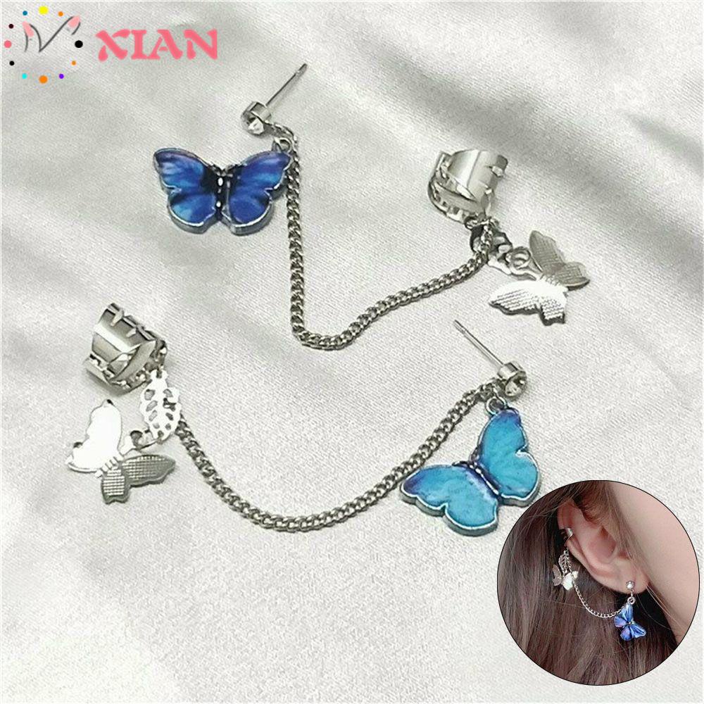 Khuyên Vành Tai Hình Bướm Không Xỏ Lỗ 6 Kiểu Thời Trang