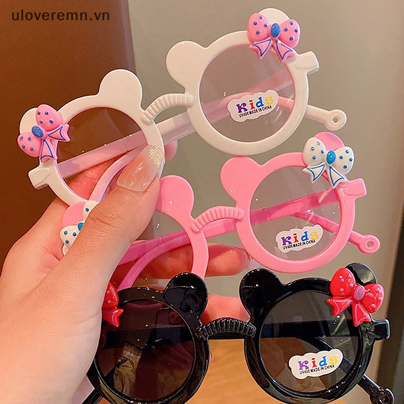 Kính Mát Tròng Trong Suốt In Họa Tiết Hoạt Hình Nhiều Màu Thời Trang Mùa Hè Cho Bé