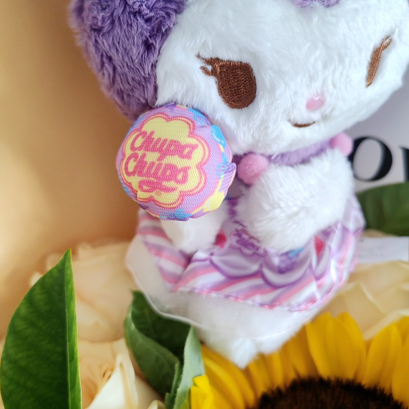 Móc Khóa Nhồi Bông Hình Thỏ Kromi Cinnamoroll Dễ Thương 5in / 13Cm