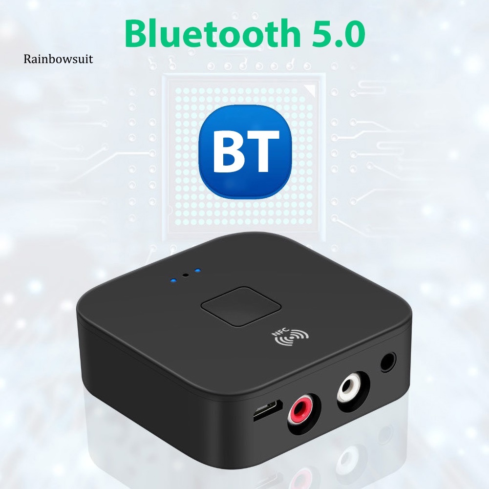 Thiết Bị Nhận Tín Hiệu Âm Thanh Bluetooth 5.0 Không Dây NFC AUX RCA Jack 3.5mm