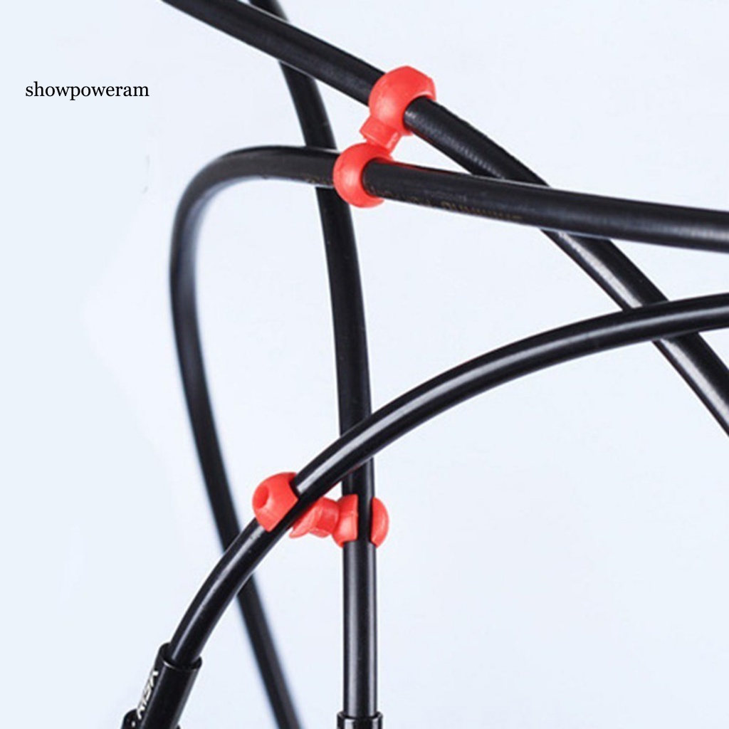 Set 20 Kẹp Dây Cáp Xe Đạp Hình Chữ S Có Thể Xoay Được Tiện Dụng