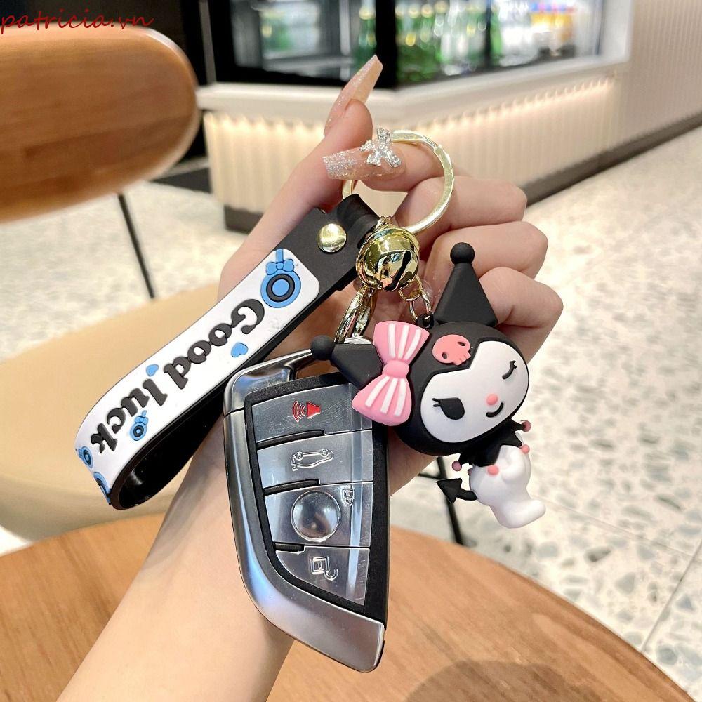 Móc Khóa Hình Búp Bê PATRICIA Kuromi Bằng Cao Su Mềm