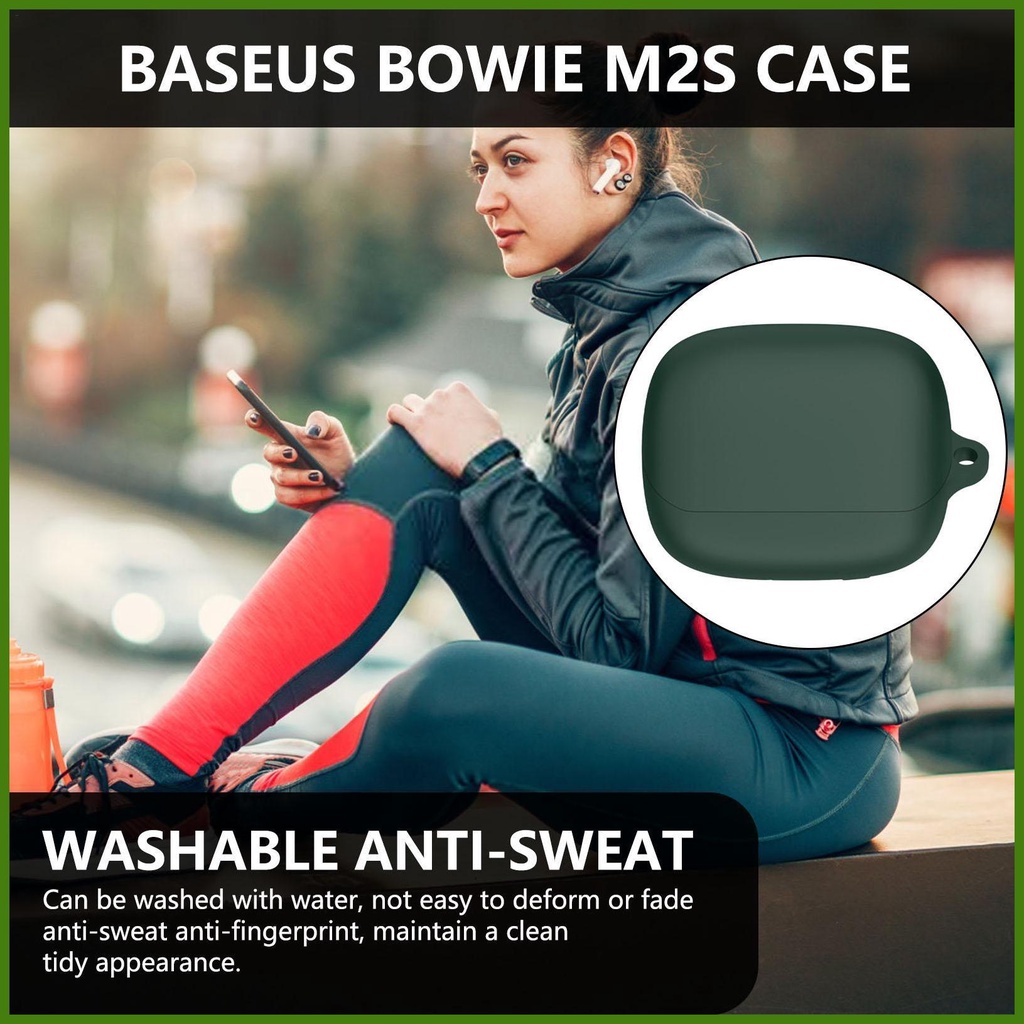 Hộp Đựng Tai Nghe Bằng Silicone Chống Va Đập Chống Rơi Chobaseus Bowie M2s