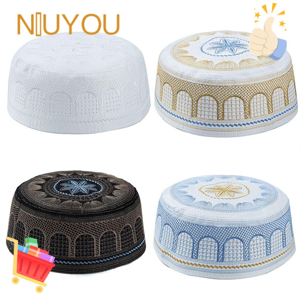 Mũ Cầu Nguyện Ả Rập Thêu Họa Tiết Cho Nam