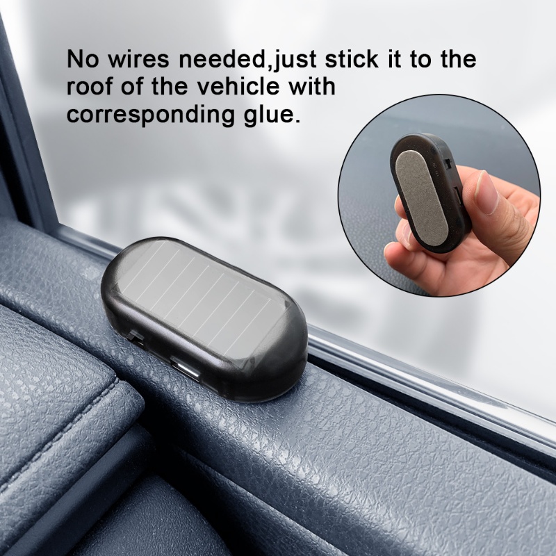 Đèn LED Giả Cảnh Báo Chống Trộm Sử Dụng Năng Lượng Mặt Trời