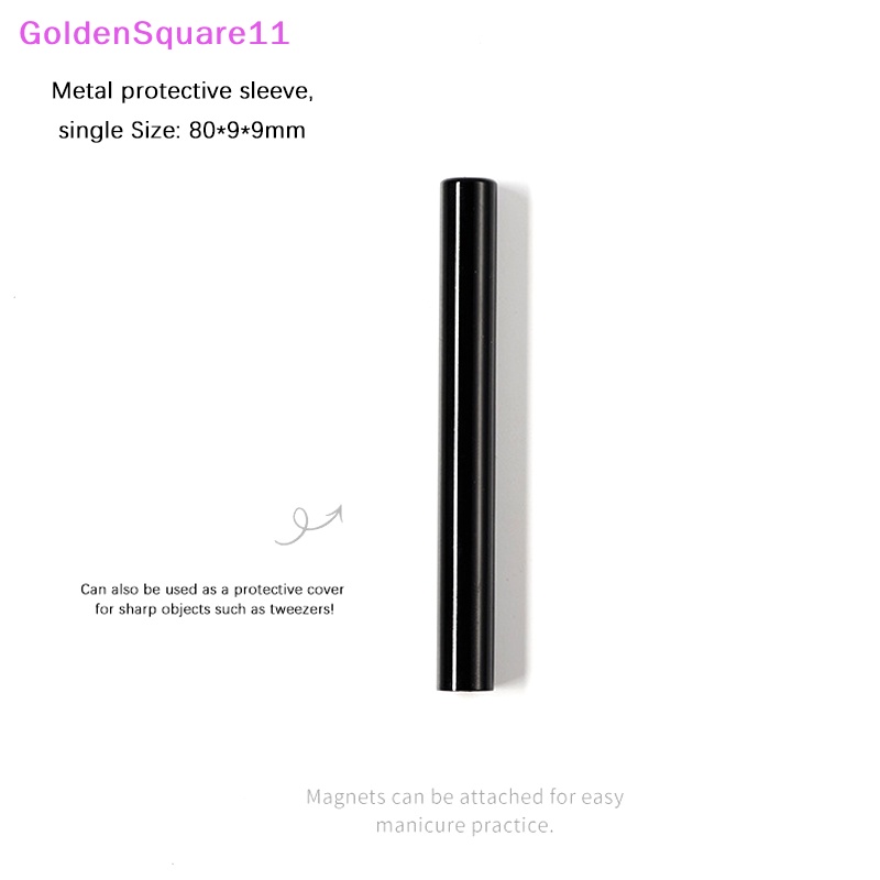 1 Bút Vẽ Móng Tay Bằng Nhựa Màu Vàng Kim