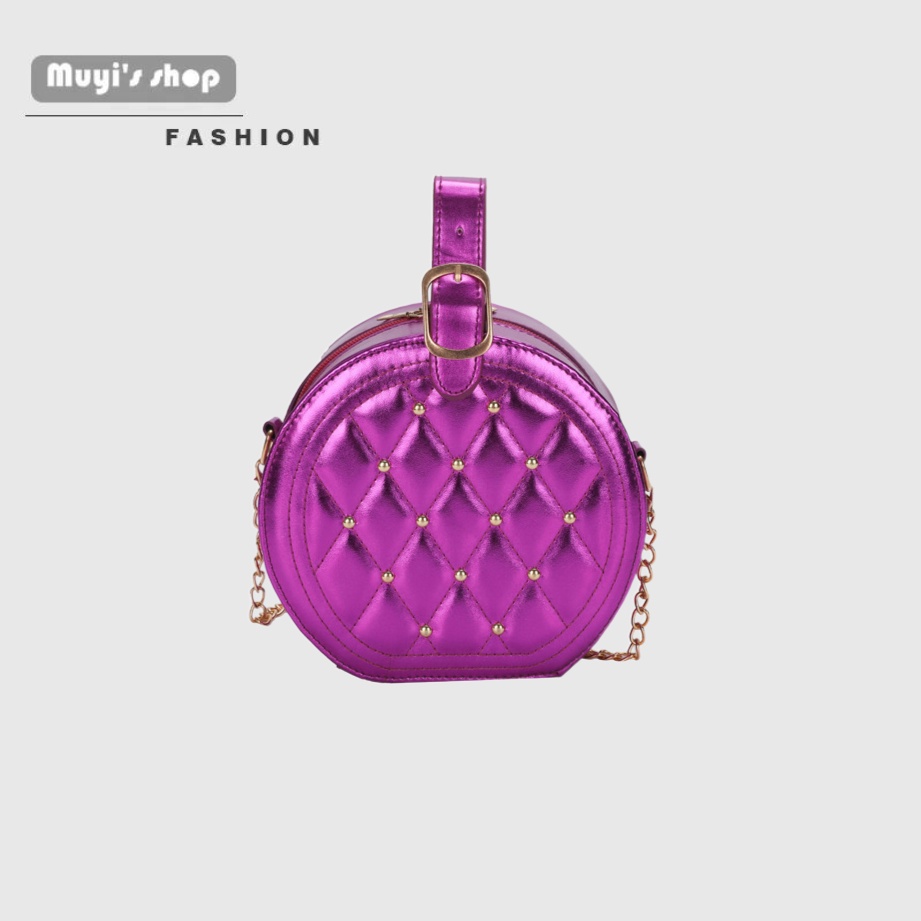 Túi Đeo Chéo Hình Tròn Phong Cách Đơn Giản Thời Trang Mùa Hè Hàng Mới