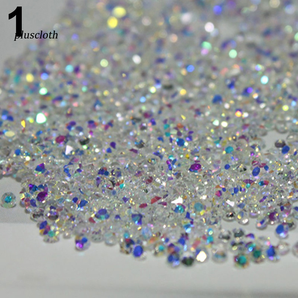 Hộp 300 Hạt Đá 3D Lấp Lánh 1.2mm Tự Trang Trí Móng Tay