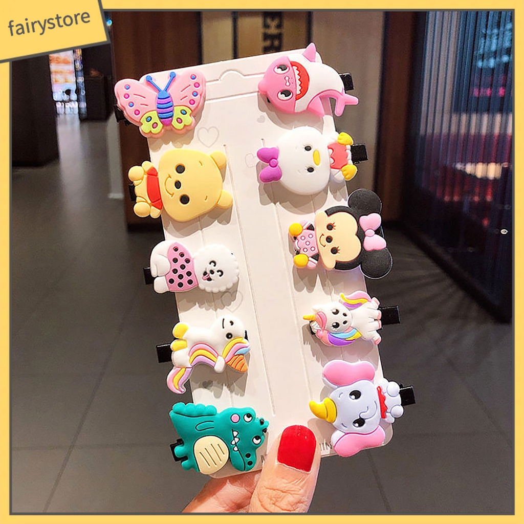 Kẹp Tóc Mái Bằng Vải Hình Cây Kem Hoạt Hình Dành Cho Bé Gái