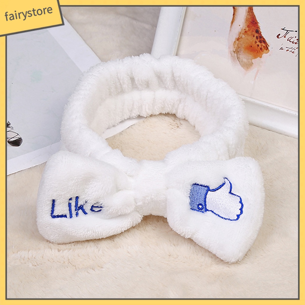 Băng Đô Vải Flannel Mềm Co Giãn Chống Rách Dùng Trang Điểm Cho Nữ