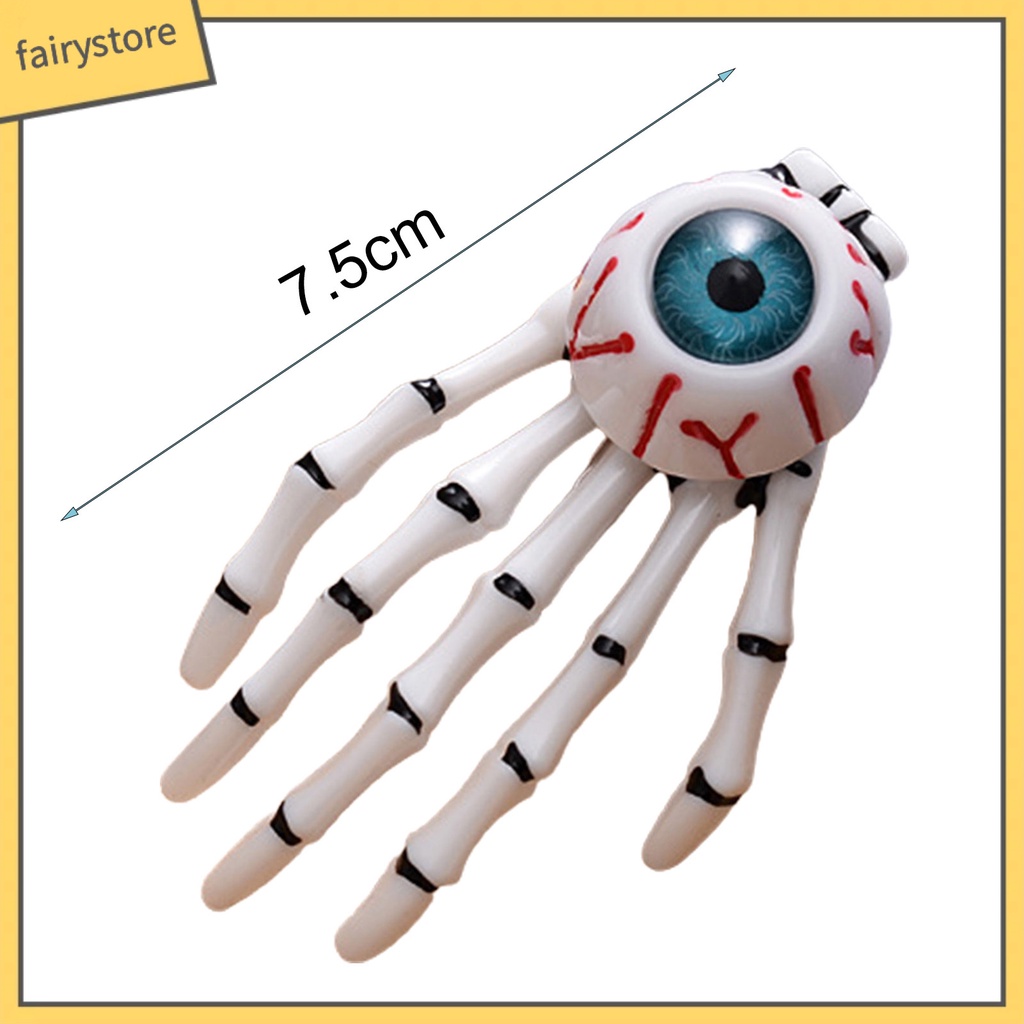 Kẹp Tóc Chống Trượt Màu Tương Phản Phong Cách Halloween Độc Đáo