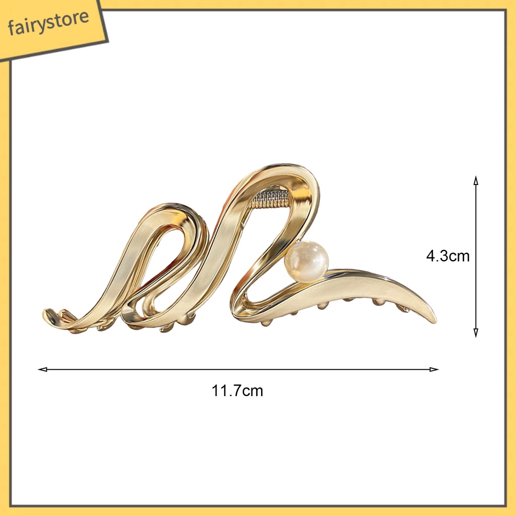 Kẹp Tóc Đính Ngọc Trai Giả Tinh Tế Cho Nữ