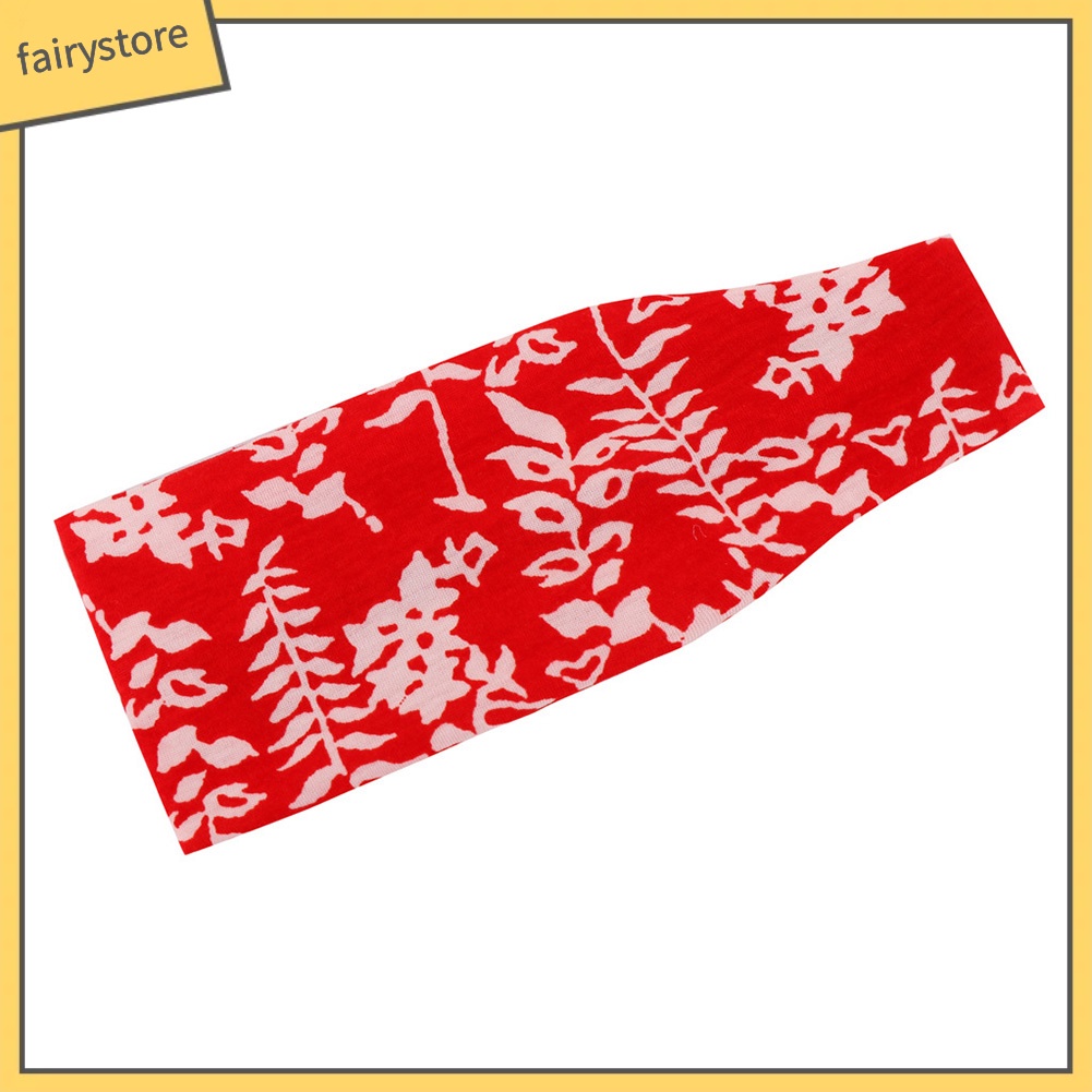 Băng Đô Thể Thao Chất Liệu Cotton Co Giãn Họa Tiết Hoa Hướng Dương