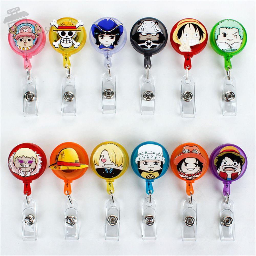 Kẹp Giữ Thẻ ID / Tên Có Thể Thu Gọn Tiện Dụng Cho Văn Phòng Giá Đỡ Gắn Huy Hiệu Cho Y Tá Roronoa Luffy
