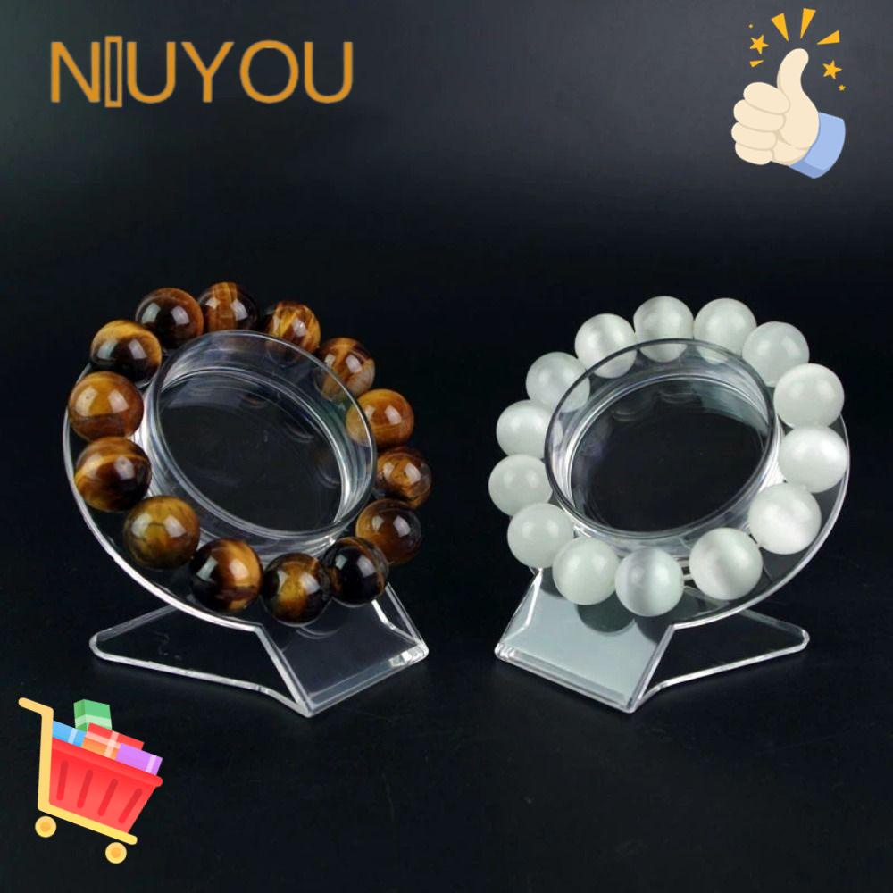 Set 3 Giá Đỡ Trưng Bày Vòng Đeo Tay Bằng Acrylic Trong Suốt