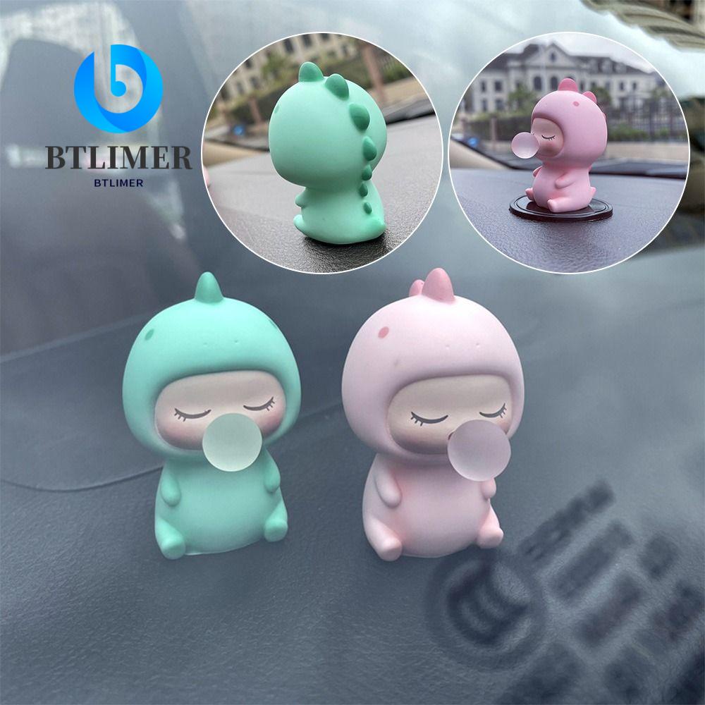 Bộ 2 Thảm Hình Khủng Long Dễ Thương Trang Trí Bảng Điều Khiển Xe Hơi