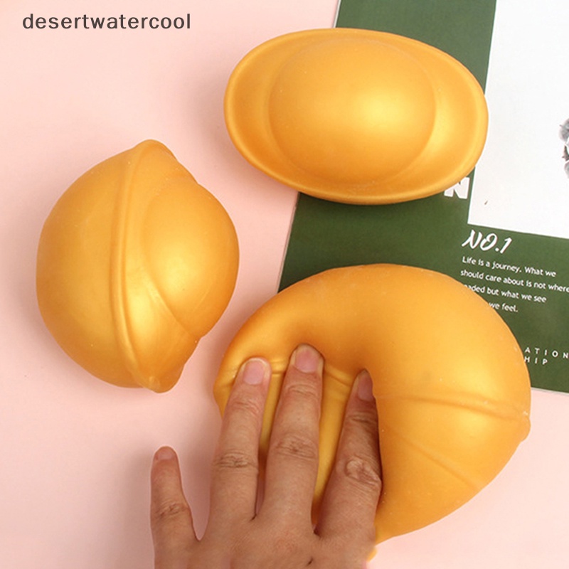 1 Đồ Chơi Bóp Xả Stress Màu Vàng Sáng Tạo