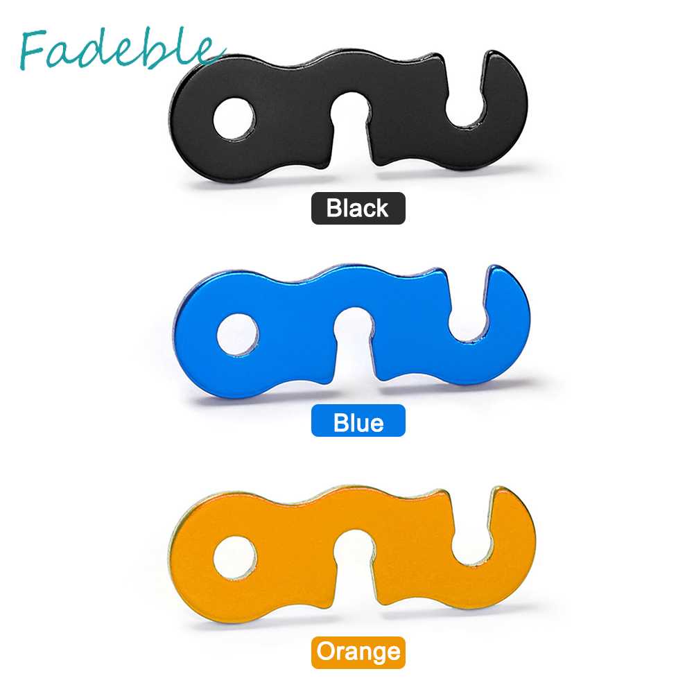 Bộ 10 Móc Khóa Dây Lều Cắm Trại Hình Chữ S